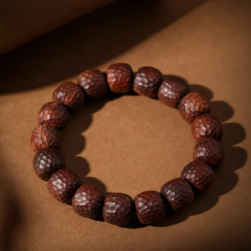 Santan Lodge Pterocarpus Wooden Bracelets Unisex-2
