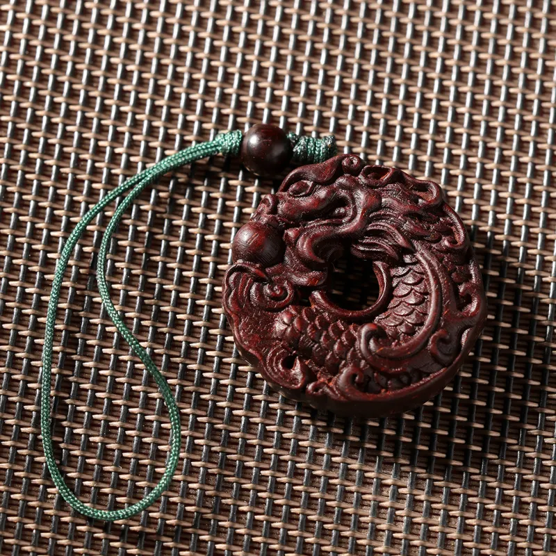 Santan Lodge Pterocarpus Pendants Unisex-1