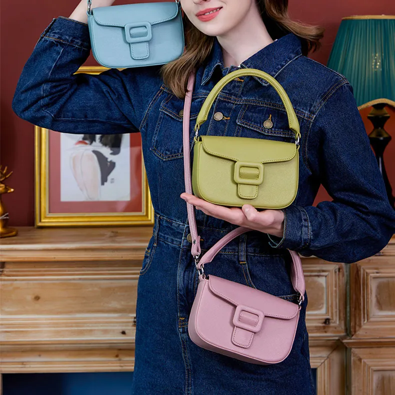 Pataya PU Crossbody Handbag Small Size Women's Yellow/White/Blue, Etc.-19