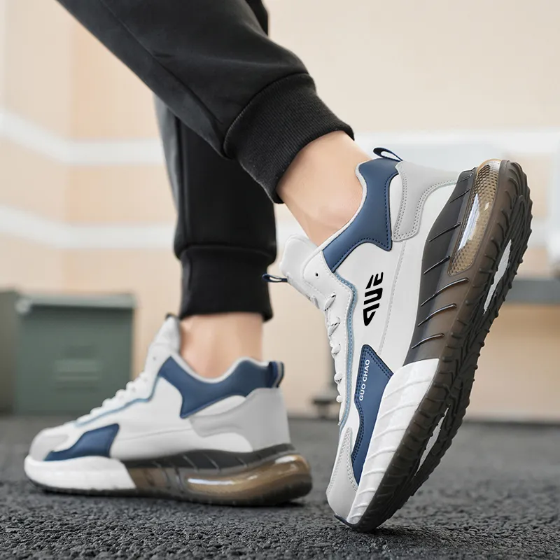 Prince McQueen Shock Absorbers With Slip Resistant And Abrasion Resistant Properties Mid Top Casual Shoes Men's-6