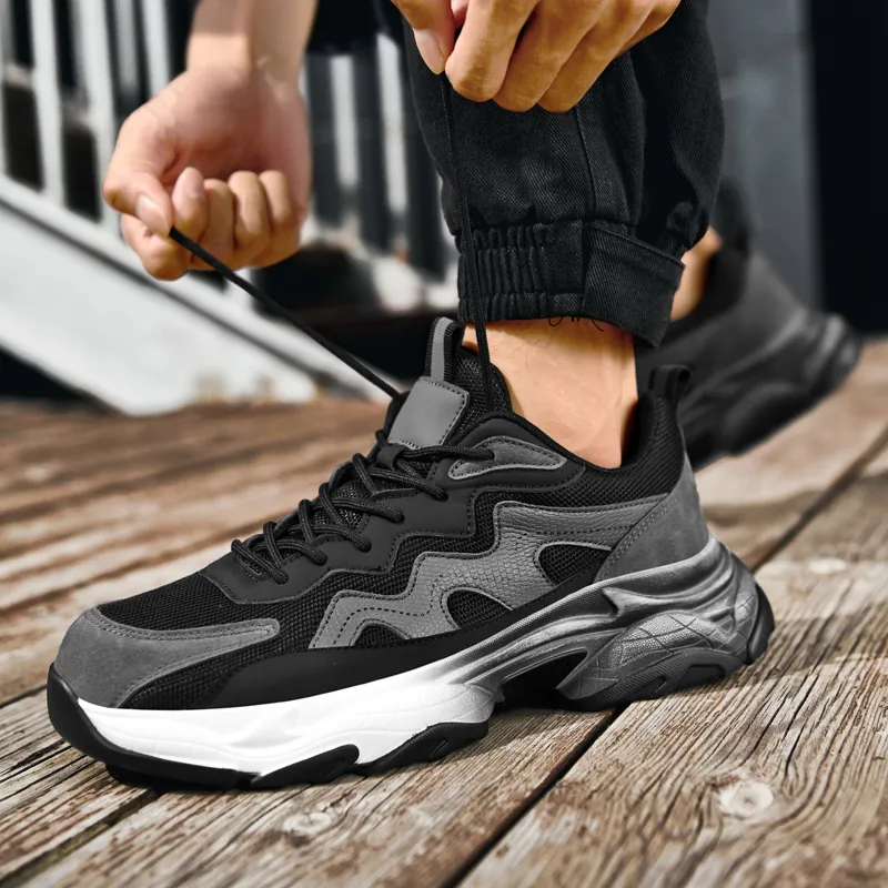 Prince McQueen Cushioned Anti-Slip Wear-Resistant Water-Resistant Lightweight Low-Top Running Shoes Men's-7