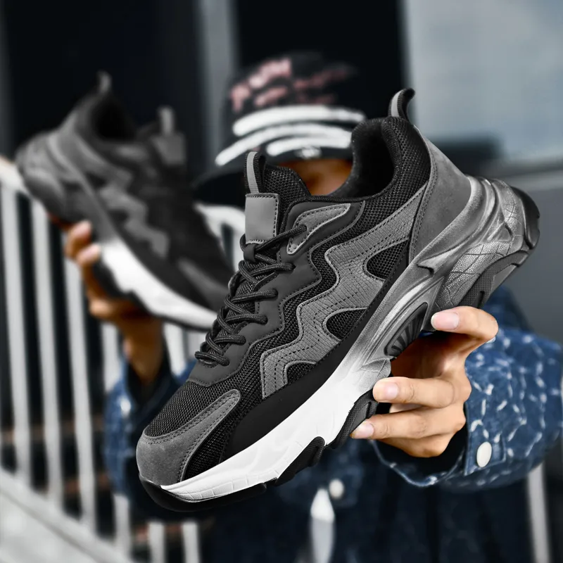 Prince McQueen Cushioned Anti-Slip Wear-Resistant Water-Resistant Lightweight Low-Top Running Shoes Men's-2