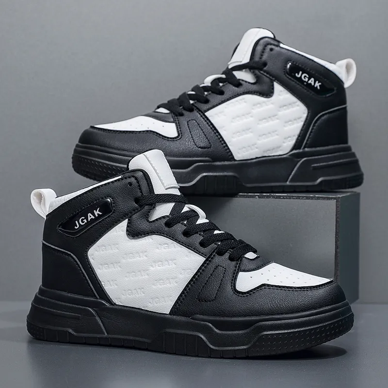Prince McQueen Lightweight Slip Resistant Breathable High Top Skateboard Shoes Men's-3
