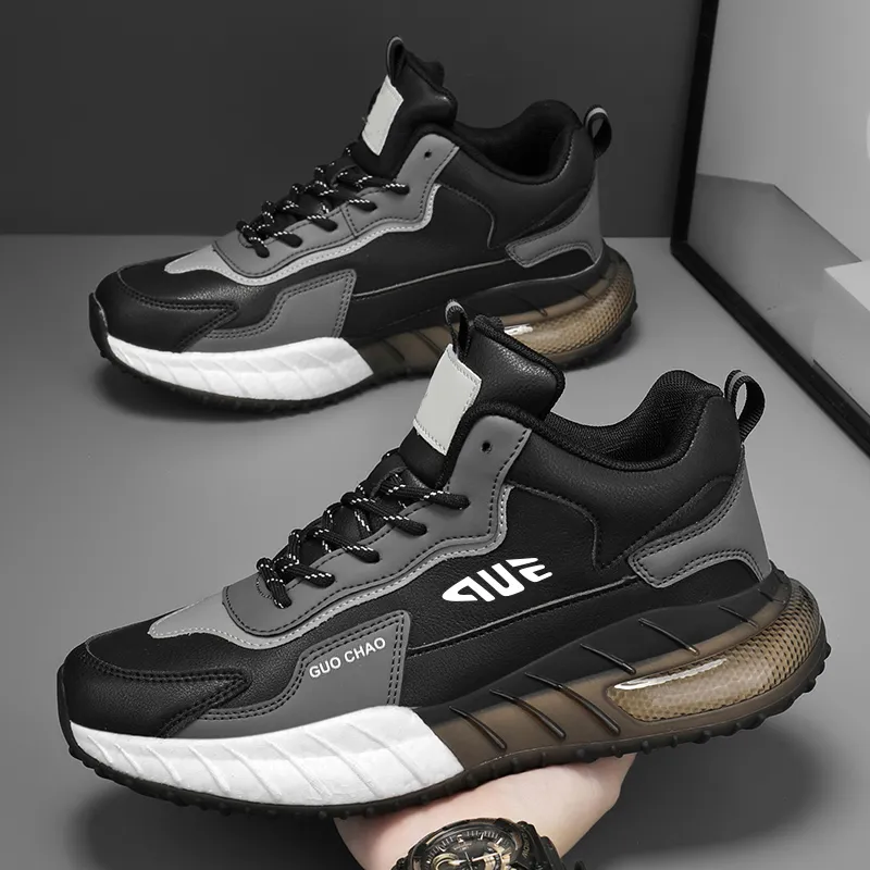 Prince McQueen Shock Absorbers With Slip Resistant And Abrasion Resistant Properties Mid Top Casual Shoes Men's-9