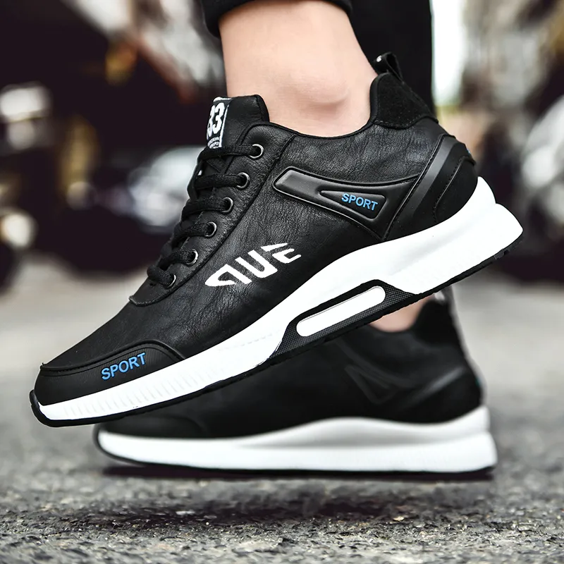 Prince McQueen Anti Slip And Wear Resistant Height Increasing Low Top Casual Shoes Men's-3