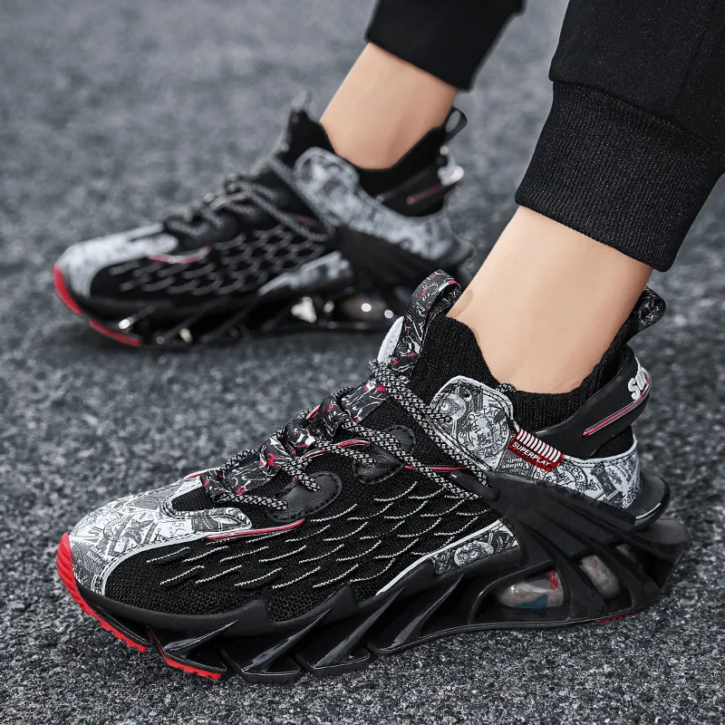 Prince McQueen Shock Absorbers With Slip Resistant Features Low Top Running Shoes Men's-14
