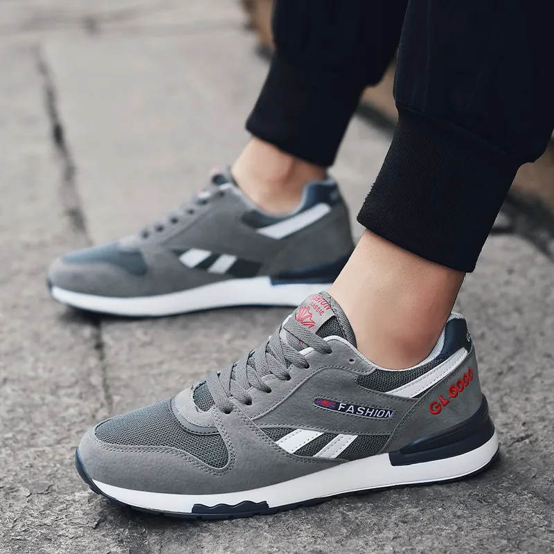 Prince McQueen Running Shoes Unisex Low Top Gray Black-7
