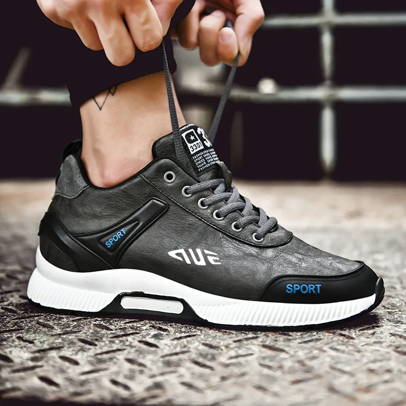 Prince McQueen Anti Slip And Wear Resistant Height Increasing Low Top Casual Shoes Men's-9
