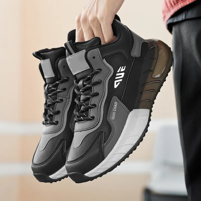 Prince McQueen Shock Absorbers With Slip Resistant And Abrasion Resistant Properties Mid Top Casual Shoes Men's-10