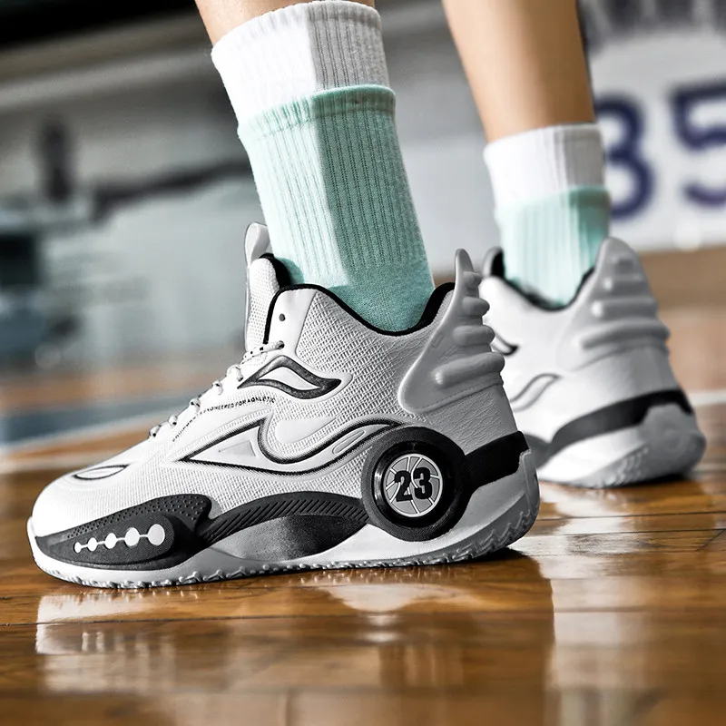 Prince McQueen Cushioning Slip Resistant Coverage High Top Basketball Shoes Men's-16