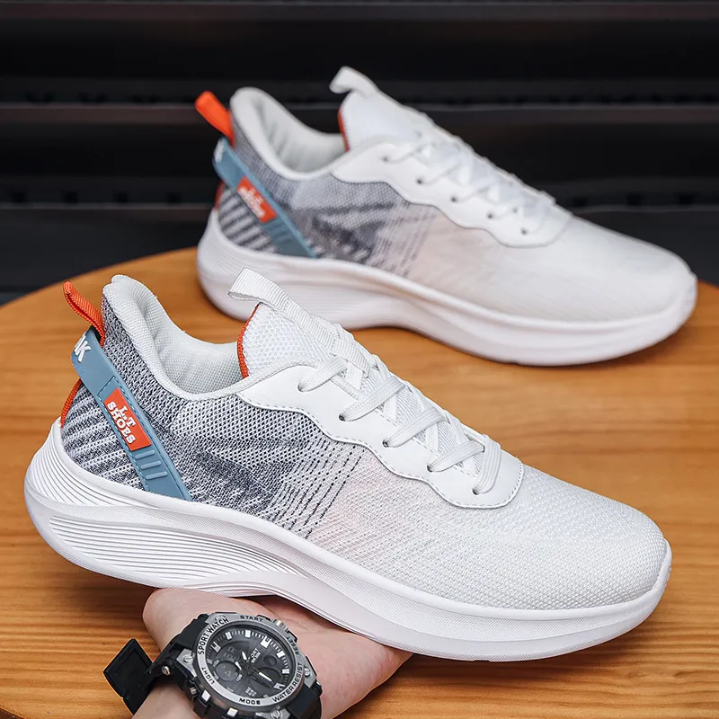 Prince McQueen Cushioned Slip-Resistant Breathable Low-Top Running Shoes Men's-12