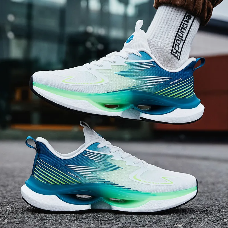 Prince McQueen Cushioned Slip-Resistant Breathable Low-Top Running Shoes Men's-8