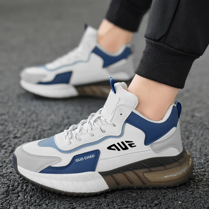 Prince McQueen Shock Absorbers With Slip Resistant And Abrasion Resistant Properties Mid Top Casual Shoes Men's-5