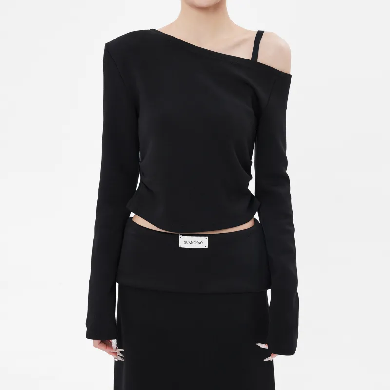 EDX Crop Tops Women's Black-2