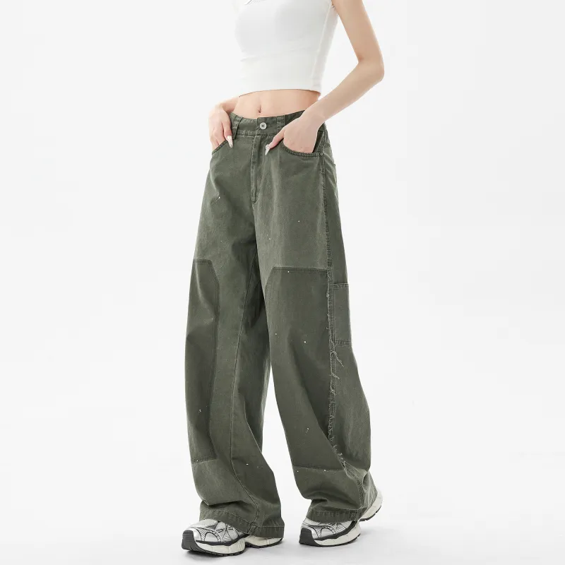 E.D.X Casual Pants Women's Army Green-4