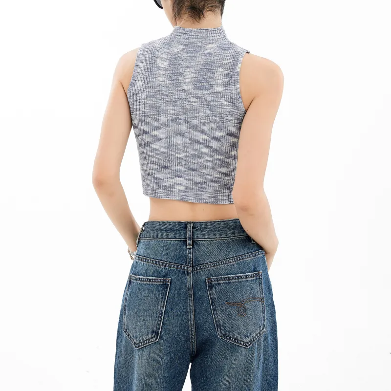 EDX Tank Tops Women's Light Blue-5