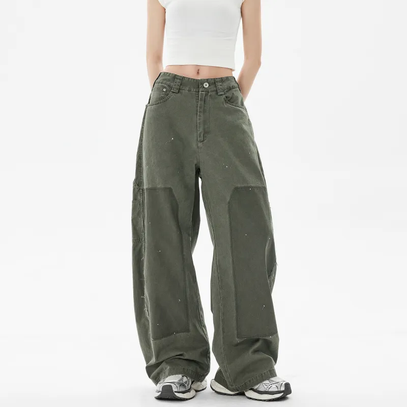 E.D.X Casual Pants Women's Army Green-3