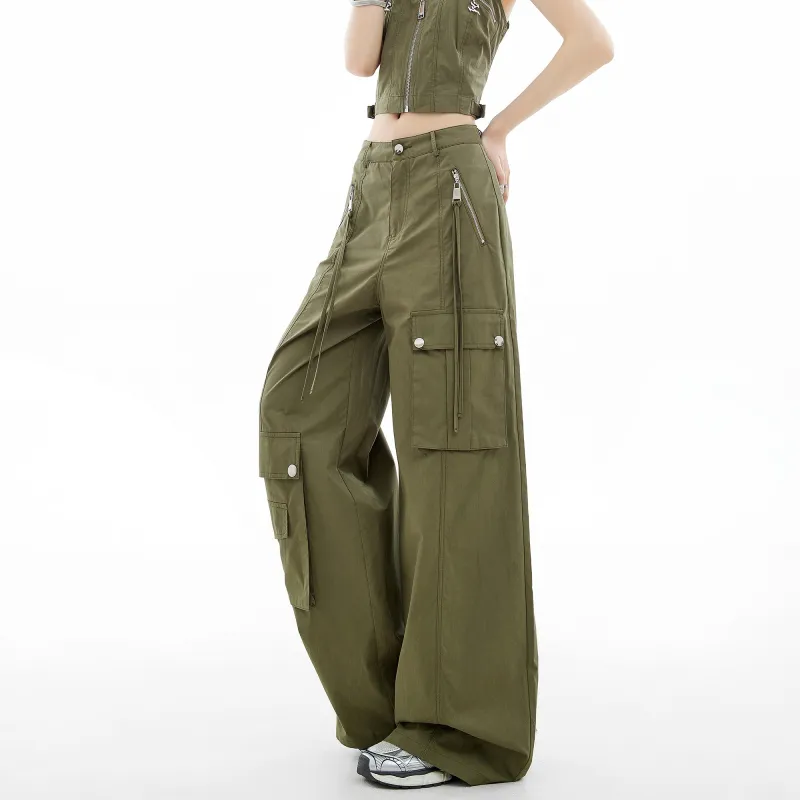 E.D.X Casual Pants Women's Green-4