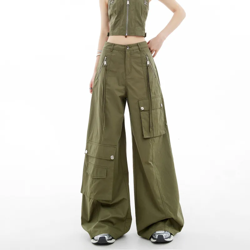 E.D.X Casual Pants Women's Green-2