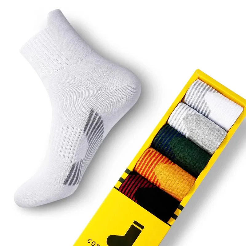 LUOLIAN Mid Calf Socks Unisex 5 Pack-2