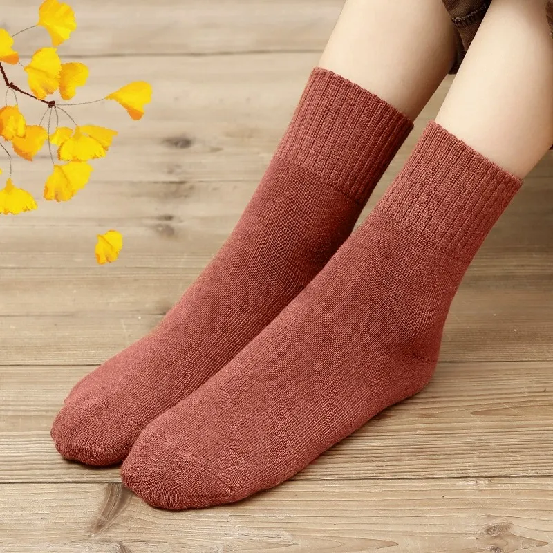 LUOLIAN Mid Calf Socks Women's 4 Pack-23