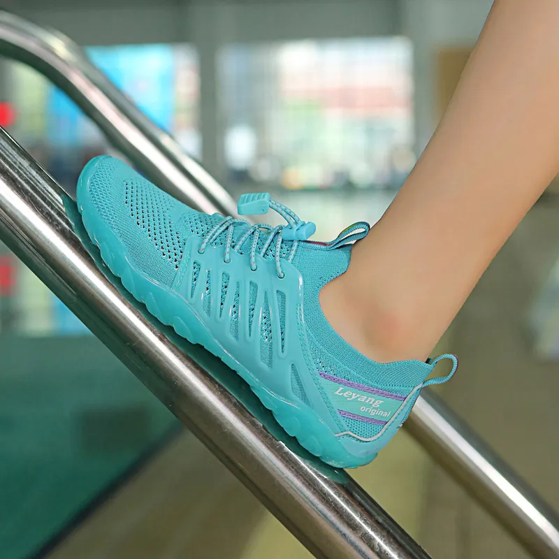 Leyang Low-Top Training Shoes Women's Aqua Moon-6