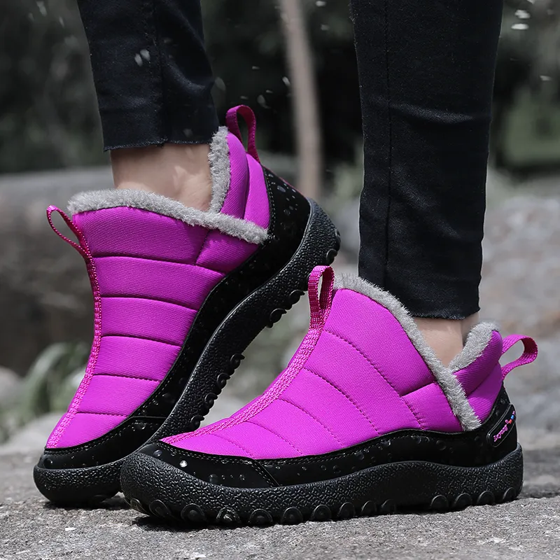 Leyang Low Top Outdoor Shoes Women's Black Rose Red-7