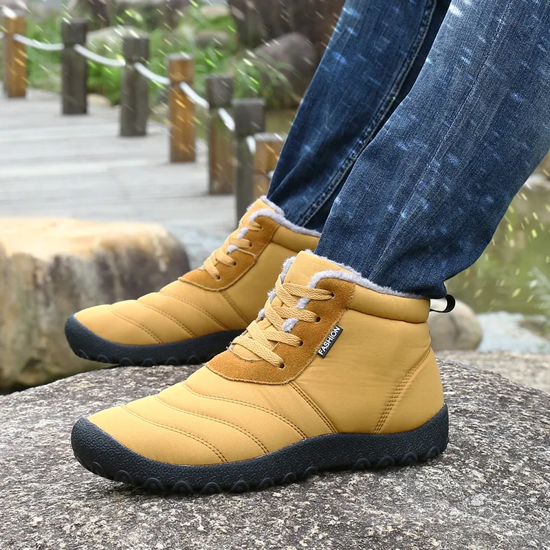 Leyang Mid Top Outdoor Shoes Unisex Camel-4