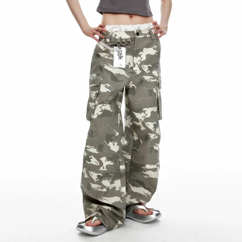 JIKOO Cargo Pants Women's Camouflage-2