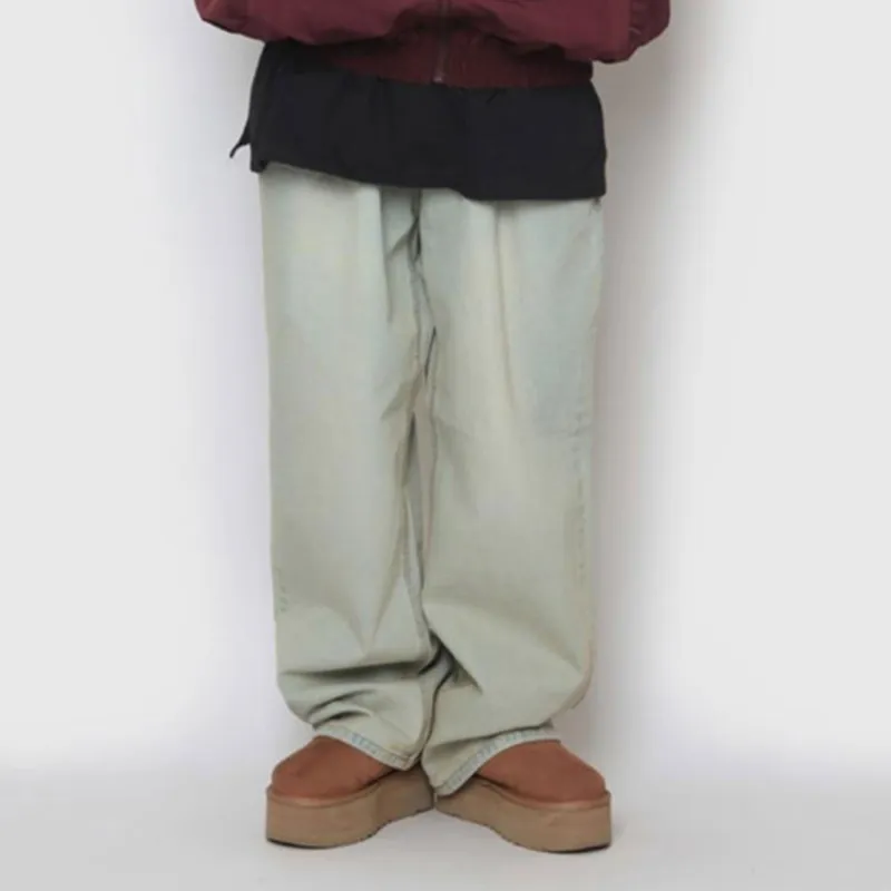 Menblero Jeans Unisex Yellow Mud-3