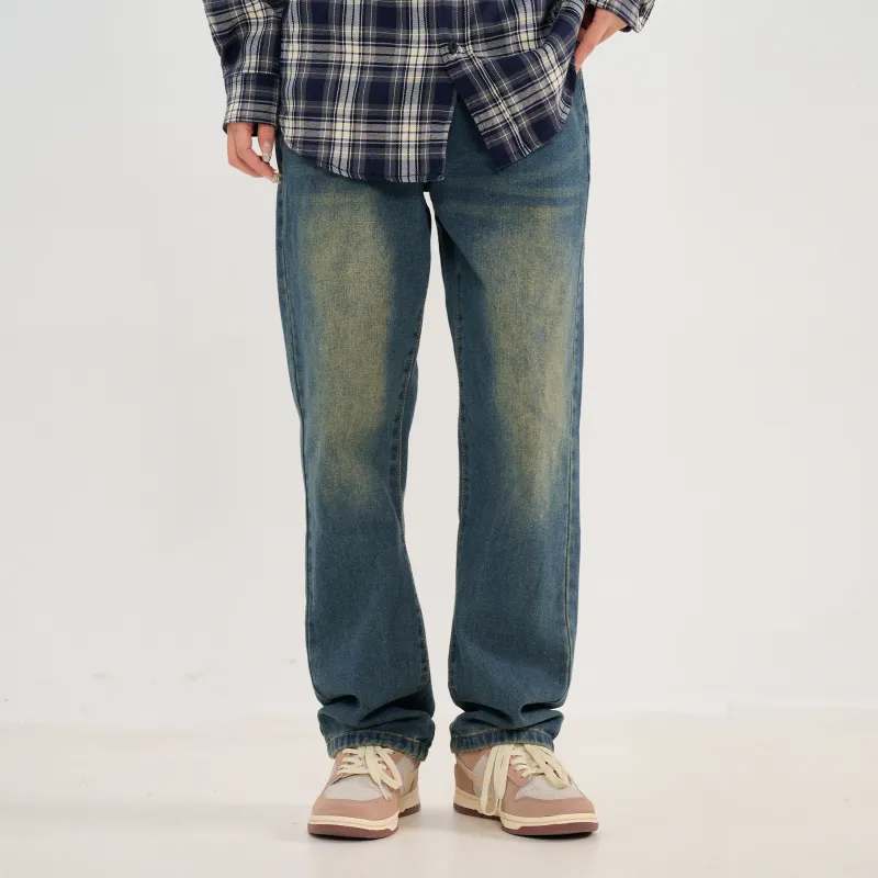 Menblero Jeans Unisex Dark Blue-2