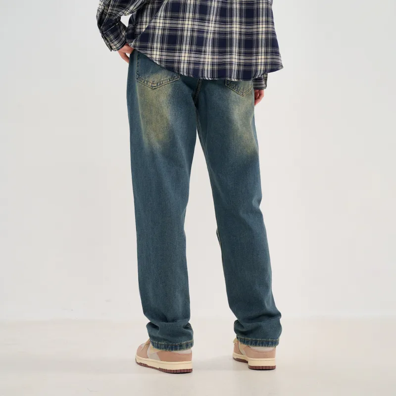 Menblero Jeans Unisex Dark Blue-5