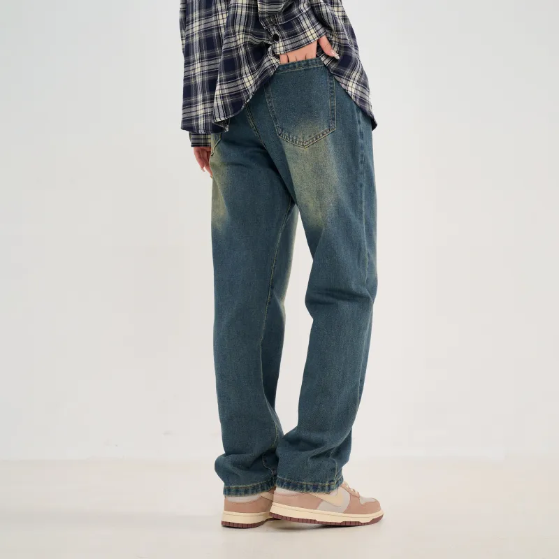 Menblero Jeans Unisex Dark Blue-4