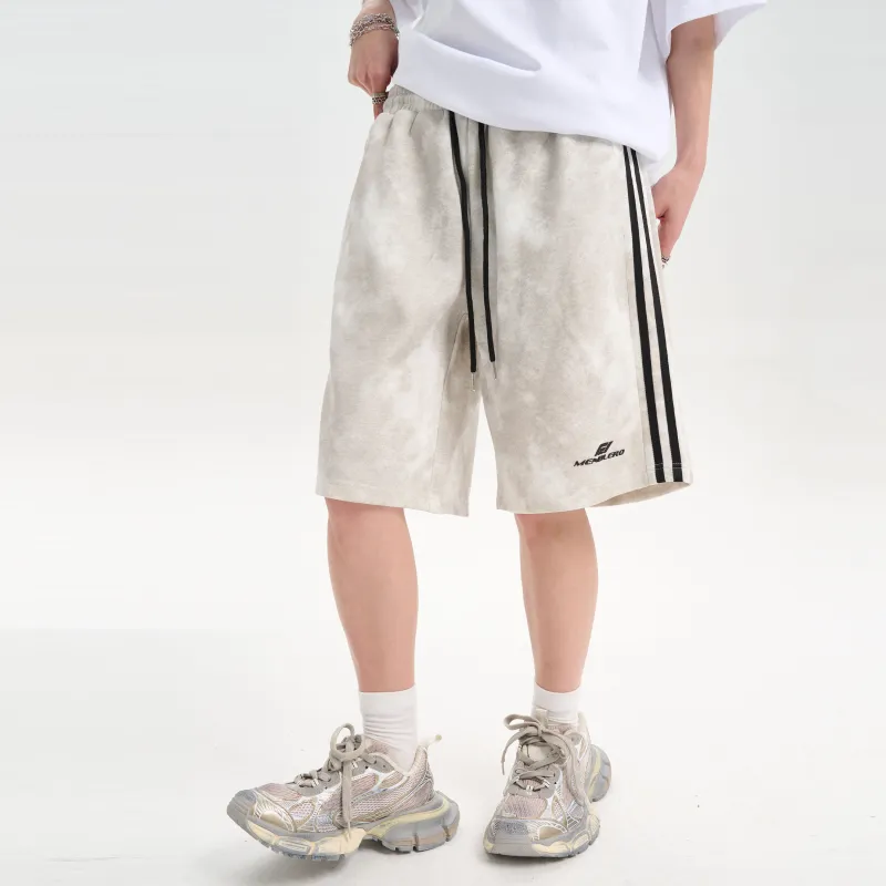 Menblero Casual Shorts Unisex White-6