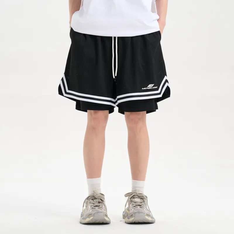 Menblero Basketball Shorts Unisex-5