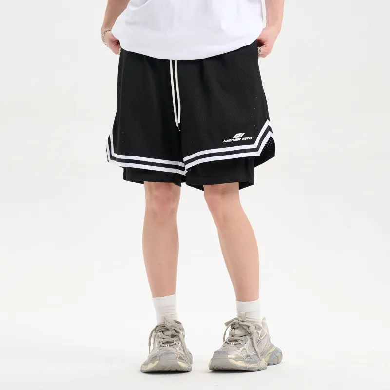 Menblero Basketball Shorts Unisex-6