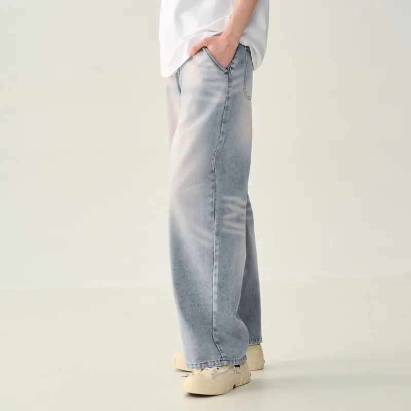 Menblero Jeans Unisex Light Blue-15