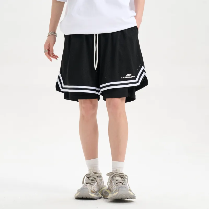 Menblero Basketball Shorts Unisex-4