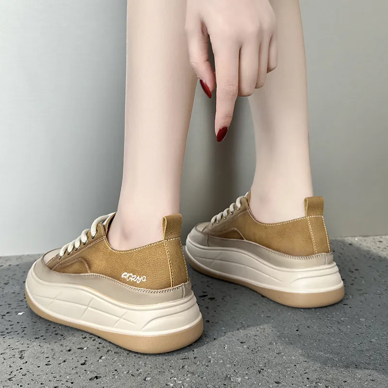 GIGIRYO Height Increasing Low Top Skateboard Shoes Women's-15