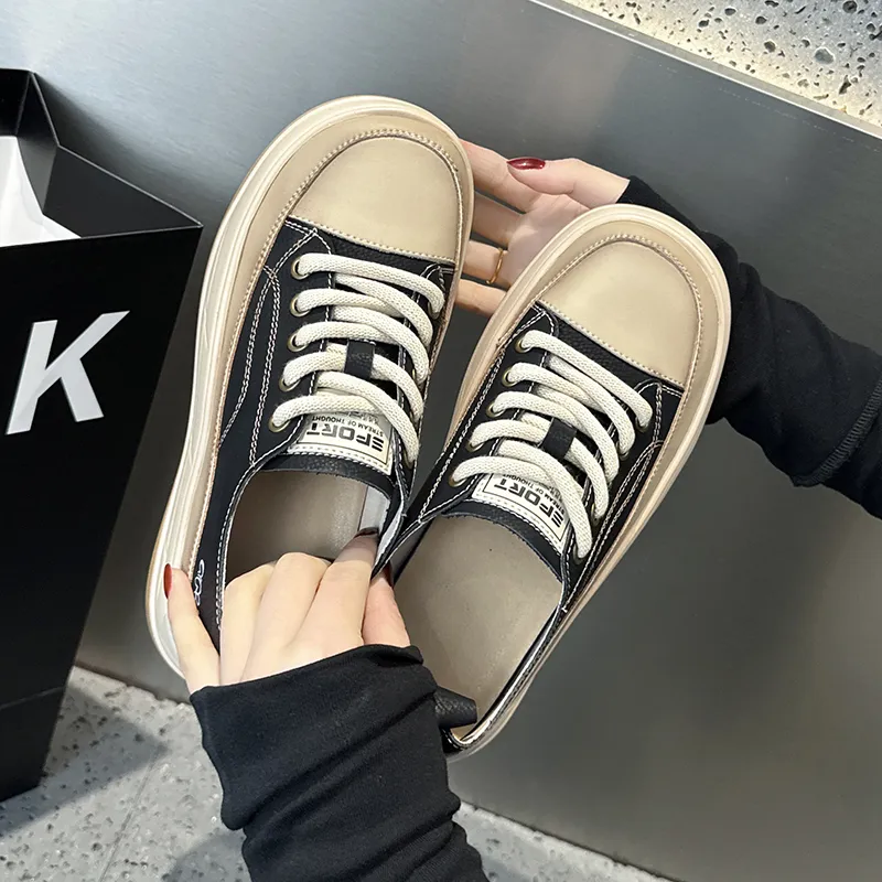 GIGIRYO Height Increasing Low Top Skateboard Shoes Women's-8
