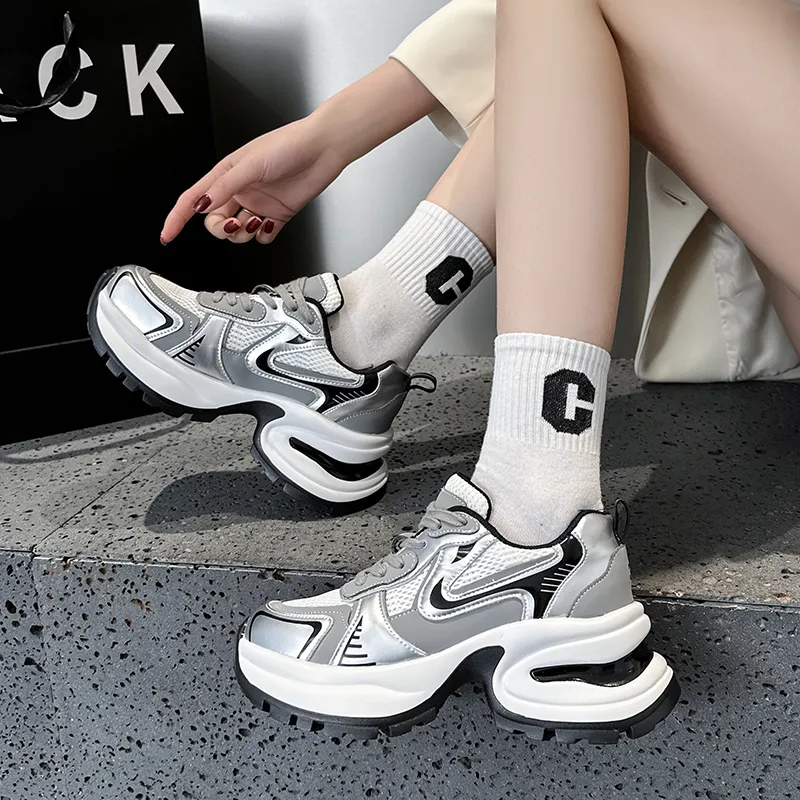 GIGIRYO Low Top Chunky Sneakers Women's-7