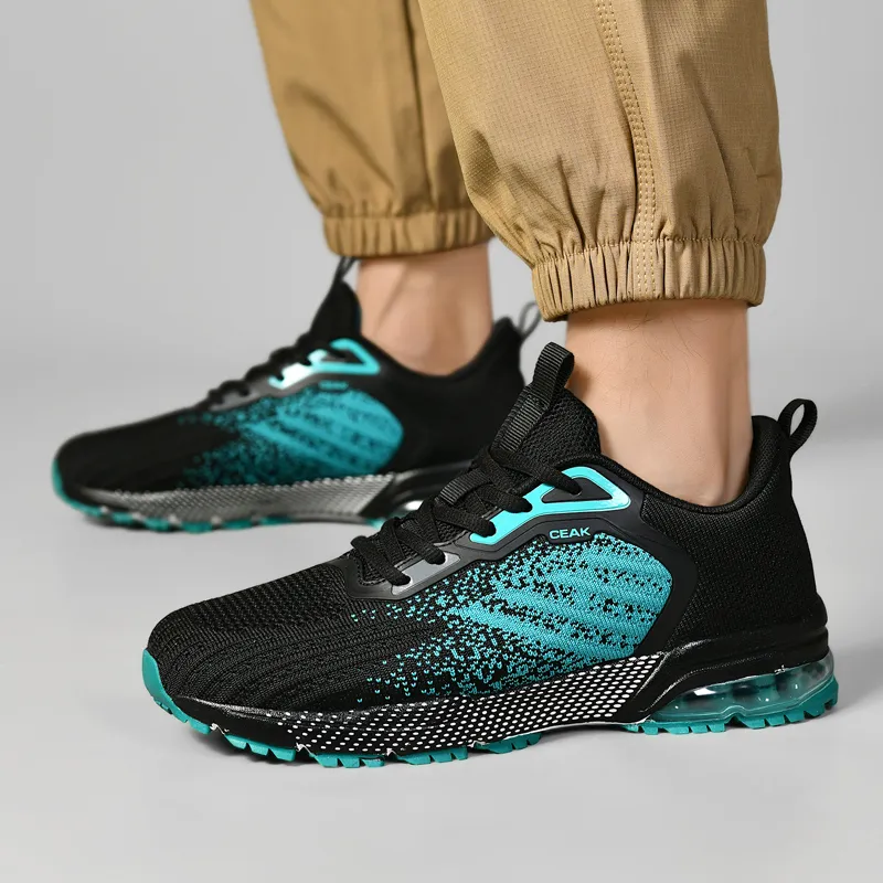 Black tailed Deer Slip Resistant And Breathable Low Top Air Cushion Casual Running Shoes Men's-10