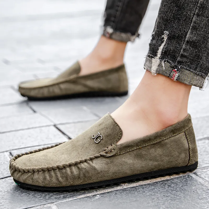 Black tailed Deer Loafers Men's-8