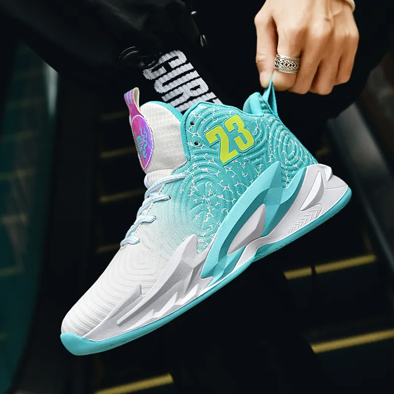 Black tailed Deer Shock Absorbers With Slip Resistant And Abrasion Resistant Properties Mid Top Basketball Shoes Unisex-17