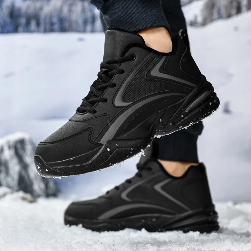 Black tailed Deer Cushioning, Slip Resistant, And Abrasion Resistant Mid Top Casual Running Shoes Men's-35