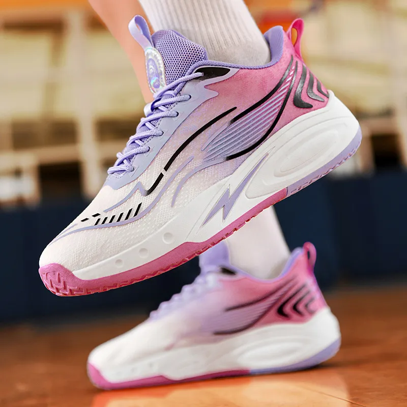 Black tailed Deer Anti Slip Wear Resistant Mid Top Basketball Shoes Unisex-18