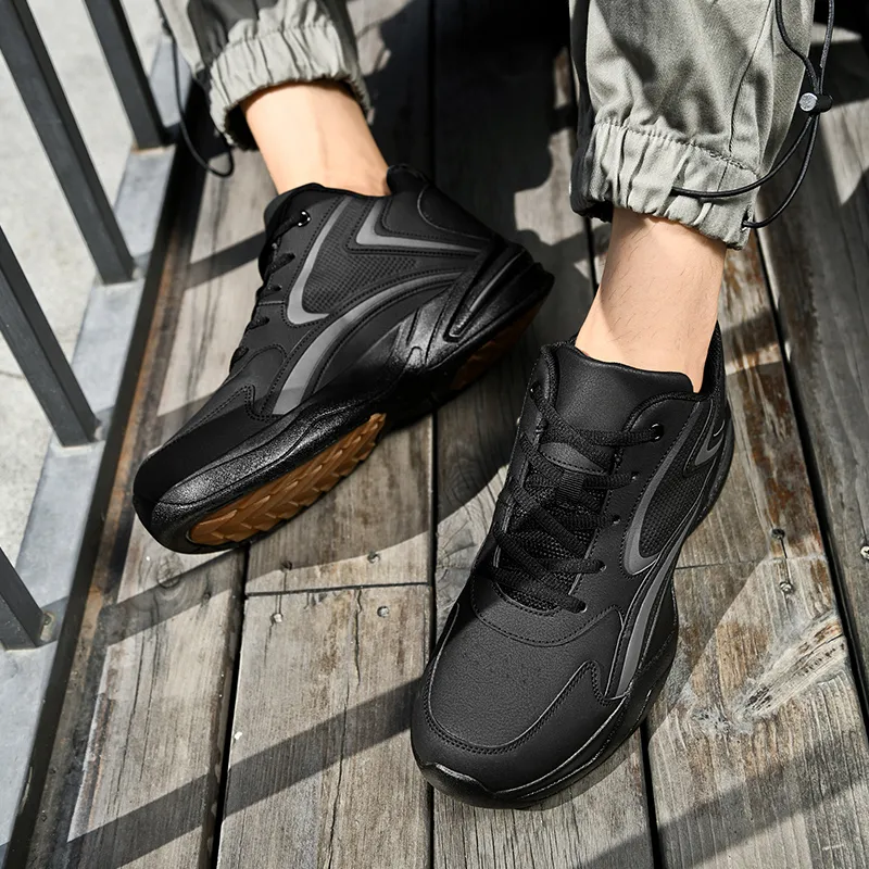 Black tailed Deer Cushioning, Slip Resistant, And Abrasion Resistant Mid Top Casual Running Shoes Men's-13