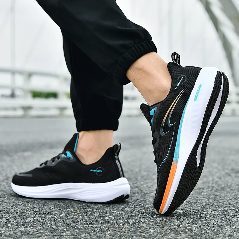 Black tailed deer Running Shoes Men Low Top-12