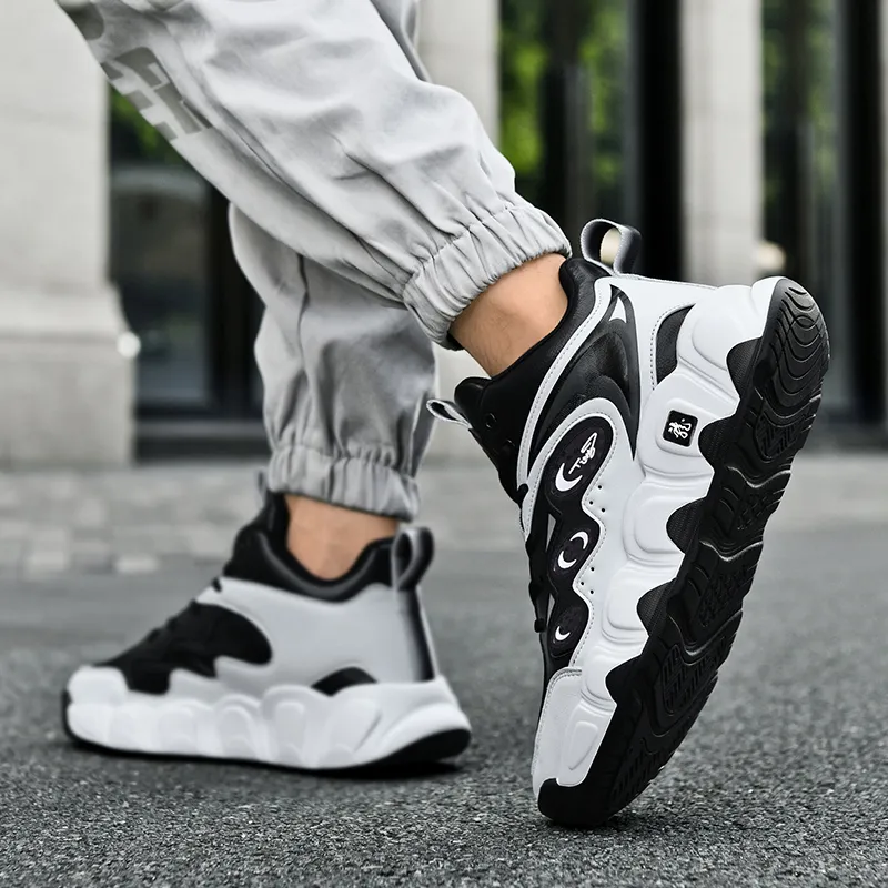 Black tailed Deer Thermal Cushioning Abrasion Resistant Slip Resistant High Top Basketball Shoes Men's-16