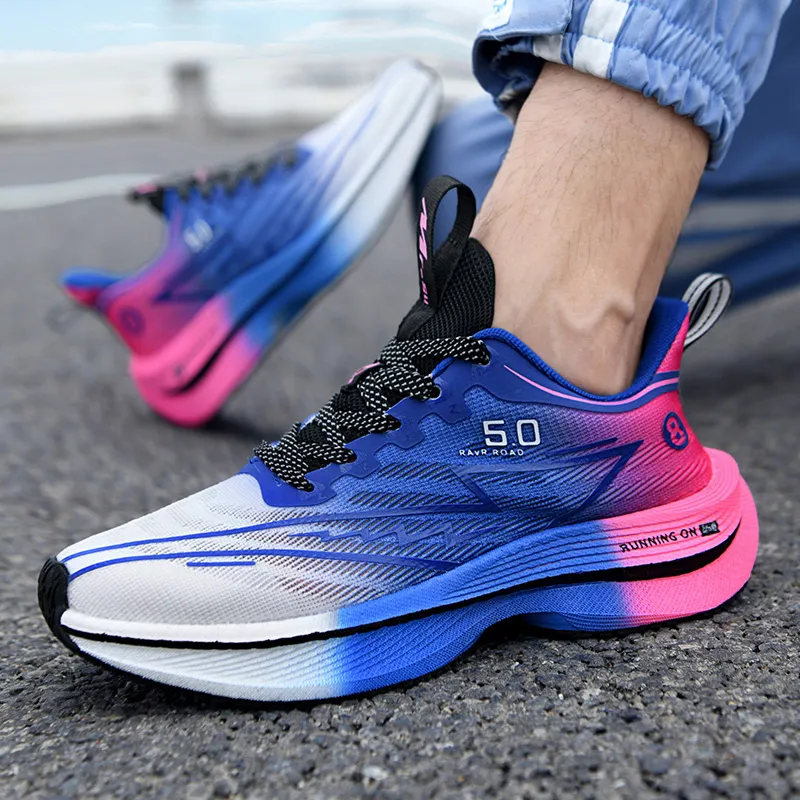Black tailed deer Running Shoes Unisex Low Top Spring Green/Sunrise/Obsidian/Electric Glow/Flint Stones/Nightfall-20
